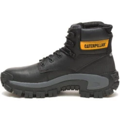 CAT Men's Invader Hi Steel Toe Work Boot - Black - P91287 -Overlook Boots Online Shop P91287 3