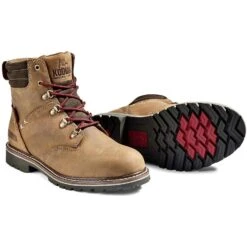 Kodiak Women's Bralorne 6" WP Slip Resist Safety Work Boot -Brown- 4TDSBN -Overlook Boots Online Shop PS KD 4TDSBN P