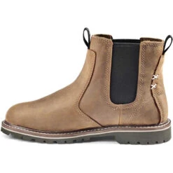 Kodiak Women's Bralorne WP Slip Resist Chelsea Work Boot -Brown- 4TEABN -Overlook Boots Online Shop PS KD 4TEABN L