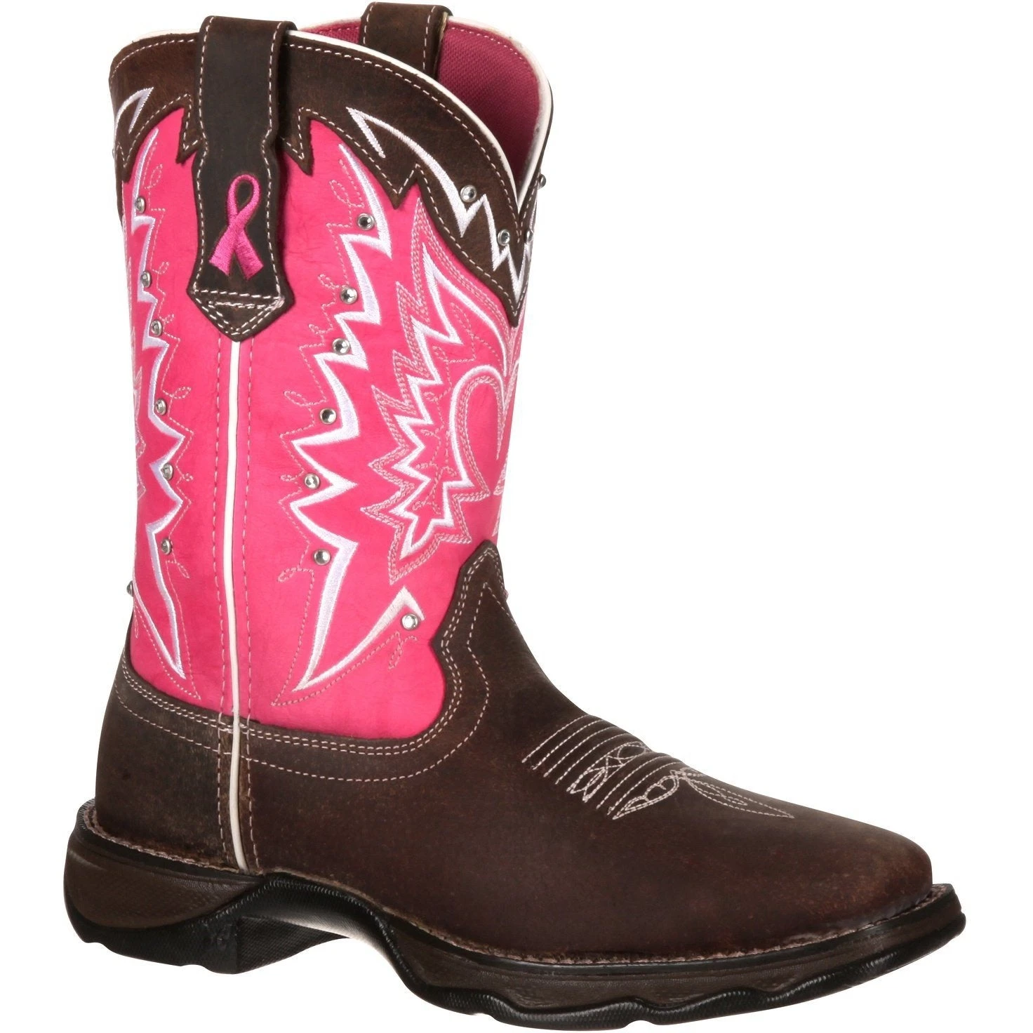 Durango Women's Benefiting Stefanie Spielman Square Toe Western Boot 3 Durango Women's Benefiting Stefanie Spielman Square Toe Western Boot