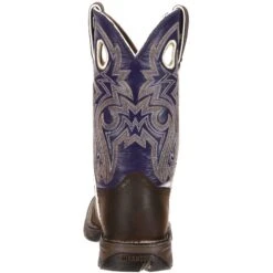 Durango Women's Lady Rebel 10" Square Toe Western Boot- Brown - RD3576 12 Durango Women's Lady Rebel 10" Square Toe Western Boot- Brown - RD3576 -Overlook Boots Online Shop RD3576 back