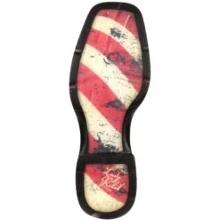 Durango Women's Lady Rebel Patriotic 10" Square Toe Western Flag Boot RD4414 -Overlook Boots Online Shop RD4414 outsole