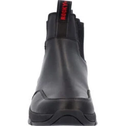 Rocky Men's Code Red Station 6" Slip On Work Boot -Black- RKD0115 -Overlook Boots Online Shop RKD0115 3 LARGE eb413894 d366 4f2a 8cb0 0063758e699b