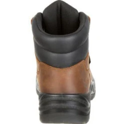 Rocky Men's Worksmart 6" Comp Toe Metguard WP Work Boot Brown RKK0266 -Overlook Boots Online Shop RKK0266 5