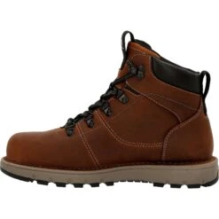 Rocky Women's Legacy 32 6" Soft Toe WP Work Boot - Brown - RKK0349 12 Rocky Women's Legacy 32 6" Soft Toe WP Work Boot - Brown - RKK0349 -Overlook Boots Online Shop RKK0349 instep profile