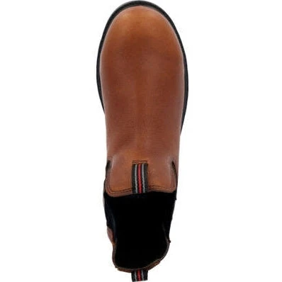 Rocky Men's Worksmart WP Chelsea Comp Toe Work Boot -Brown- RKK0400 8 Rocky Men's Worksmart WP Chelsea Comp Toe Work Boot -Brown- RKK0400 - Image 6