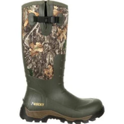 Rocky Men's Sport Pro Rubber 16" WP Side Zip Hunt Boot- Camo - RKS0383 -Overlook Boots Online Shop RKS0383 3