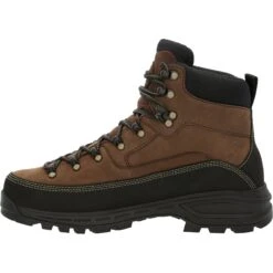 Rocky Men's MTN Stalker Pro 6" WP Hiker Mountain Boot- Brown - RKS0527 -Overlook Boots Online Shop RKS0527 instep profile