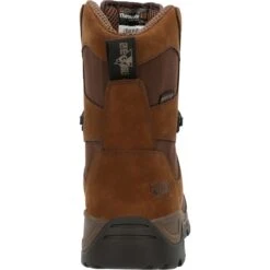 Rocky Men's Red Mountain 8" WP 400G Ins Hunting Boot - Brown - RKS0546 -Overlook Boots Online Shop RKS0546 back