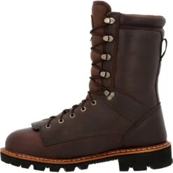 Rocky Men's ELK Stalker 10" WP 1000G USA Made Outdoor Hunt Boot- RKS0549 -Overlook Boots Online Shop RKS0549 instep profile