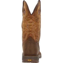 Rocky Men's Legacy 32 11" Square Toe WP Western Boot - Brown - RKW0355 11 Rocky Men's Legacy 32 11" Square Toe WP Western Boot - Brown - RKW0355 -Overlook Boots Online Shop RKW0355 back
