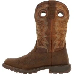 Rocky Men's Legacy 32 11" Square Toe WP Western Boot - Brown - RKW0355 12 Rocky Men's Legacy 32 11" Square Toe WP Western Boot - Brown - RKW0355 -Overlook Boots Online Shop RKW0355 instep profile
