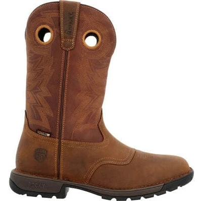 Rocky Men's Legacy 32 Waterproof Western Work Boot -Brown- RKW0380 4 Rocky Men's Legacy 32 Waterproof Western Work Boot -Brown- RKW0380 - Image 2