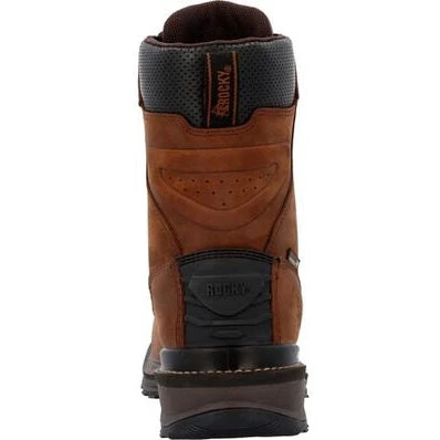 Rocky Men's Rams Horn 9" Comp Toe WP Western Work Boot -Brown- RKW0407 7 Rocky Men's Rams Horn 9" Comp Toe WP Western Work Boot -Brown- RKW0407 - Image 5
