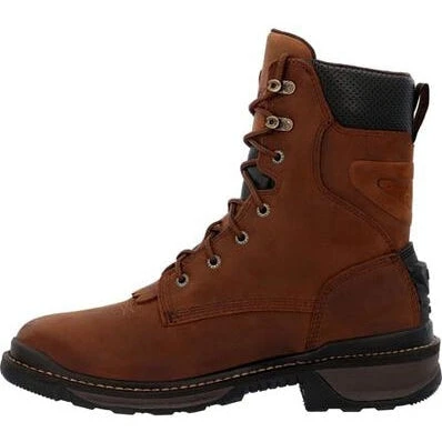 Rocky Men's Rams Horn 9" Comp Toe WP Western Work Boot -Brown- RKW0407 5 Rocky Men's Rams Horn 9" Comp Toe WP Western Work Boot -Brown- RKW0407 - Image 3