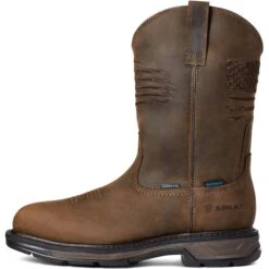 Ariat Men's WorkHog XT Carbon Toe WP Work Boot - Brown - 10036002 11 Ariat Men's WorkHog XT Carbon Toe WP Work Boot - Brown - 10036002 -Overlook Boots Online Shop S21 MNS WORK 10036002 side