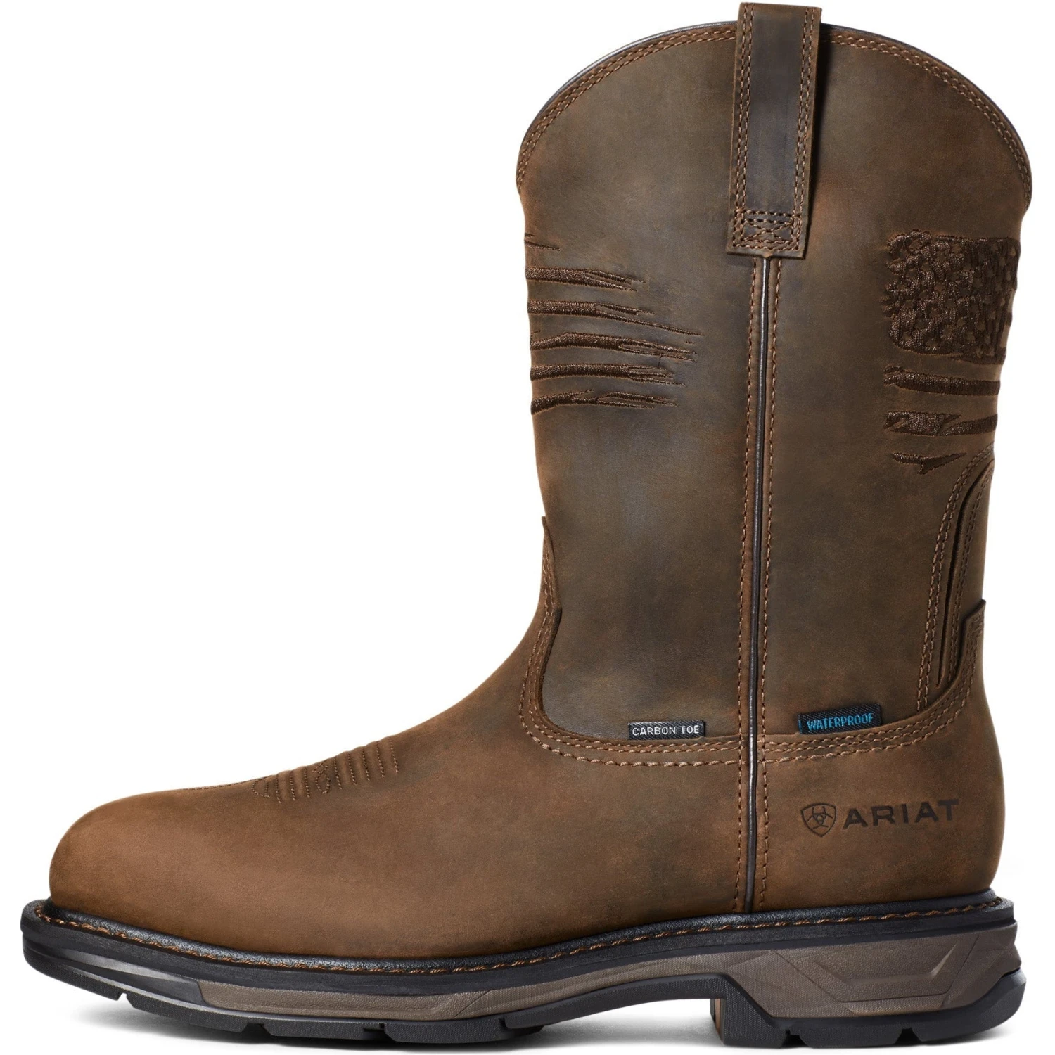Ariat Men's WorkHog XT Carbon Toe WP Work Boot - Brown - 10036002 5 Ariat Men's WorkHog XT Carbon Toe WP Work Boot - Brown - 10036002 - Image 3
