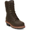 Chippewa Men's Thunderstruck 10" Nano Comp Toe Work Boot Brown- TH1031 -Overlook Boots Online Shop TH1031 1000x1000 1