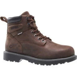 Wolverine Women's Floorhand Steel Toe WP Work Boot - Brown - W10696 -Overlook Boots Online Shop WBSM W10633 101215 F16 022