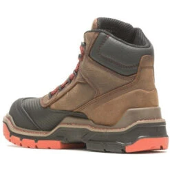 Wolverine Men's Raider Durashocks 6" WP Carbonmax Work Boot -Brown- W231042 -Overlook Boots Online Shop WBSM W231042 012822 S23 225