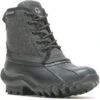 Wolverine Women's Torrent Wool Duck Boot Black Wool W880345 -Overlook Boots Online Shop WBSM W880345 101821 F22 045