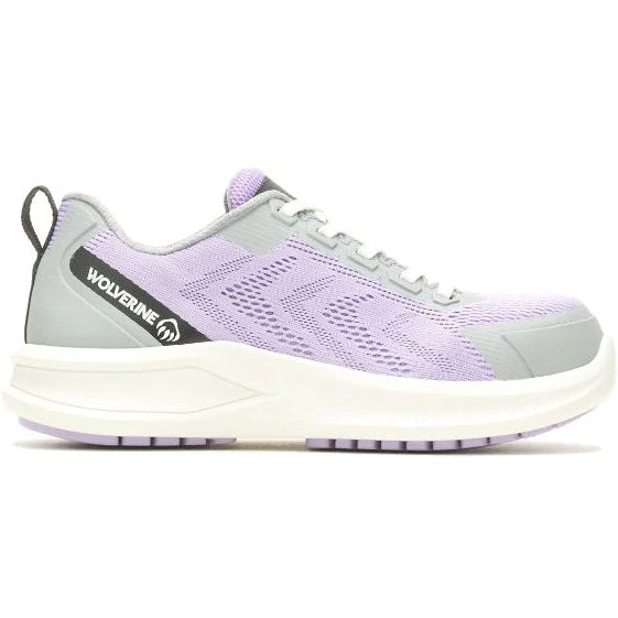 Wolverine Women's Bolt Durashocks Knit Work Shoe -Lavendar- W231009 4 Wolverine Women's Bolt Durashocks Knit Work Shoe -Lavendar- W231009 - Image 2