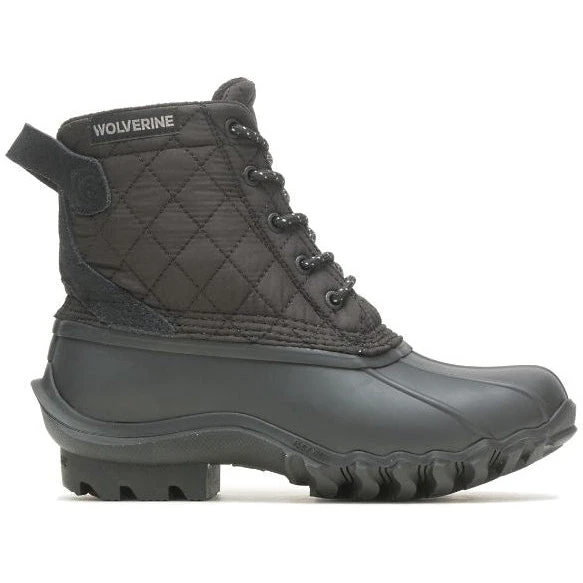 Wolverine Women's Torrent Quilted Duck Boot - Black W880344 4 Wolverine Women's Torrent Quilted Duck Boot - Black W880344 - Image 2