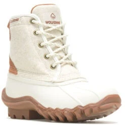 Wolverine Women's Torrent Wool Duck Boot Ivory Wool W880346