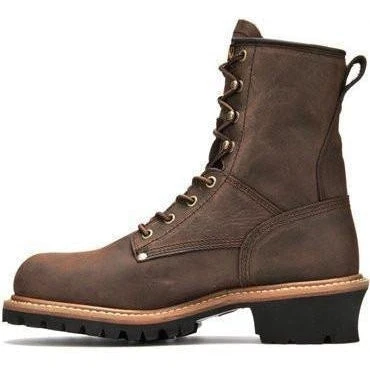 Carolina Men's Elm 8” Waterproof Logger Work Boot - Brown - CA8821 6 Carolina Men's Elm 8” Waterproof Logger Work Boot - Brown - CA8821 - Image 4