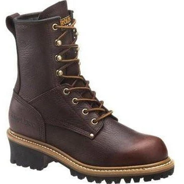 Carolina Women's Elm 8" Steel Toe Logger Work Boot - Brown - CA1421 3 Carolina Women's Elm 8" Steel Toe Logger Work Boot - Brown - CA1421