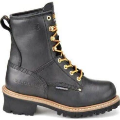 Carolina Women's Elm 8” WP Steel Toe Logger Work Boot - Black - CA1420 14 Carolina Women's Elm 8” WP Steel Toe Logger Work Boot - Black - CA1420 -Overlook Boots Online Shop carolina womens elm 8 wp steel toe logger work boot black ca1420 6