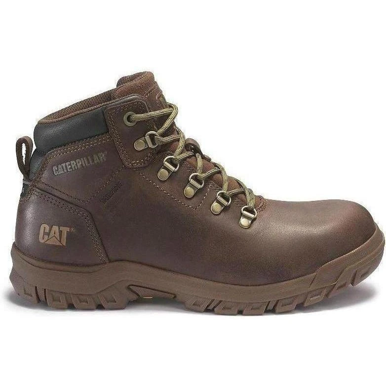 CAT Womens Mae Steel Toe Waterproof Work Shoe - Brown - P91011 4 CAT Womens Mae Steel Toe Waterproof Work Shoe - Brown - P91011 - Image 2