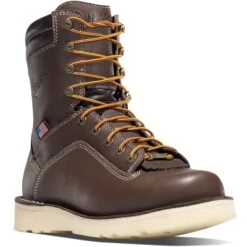 Danner Men's Quarry USA Made 8" Alloy Toe Wedge WP Work Boot 17329