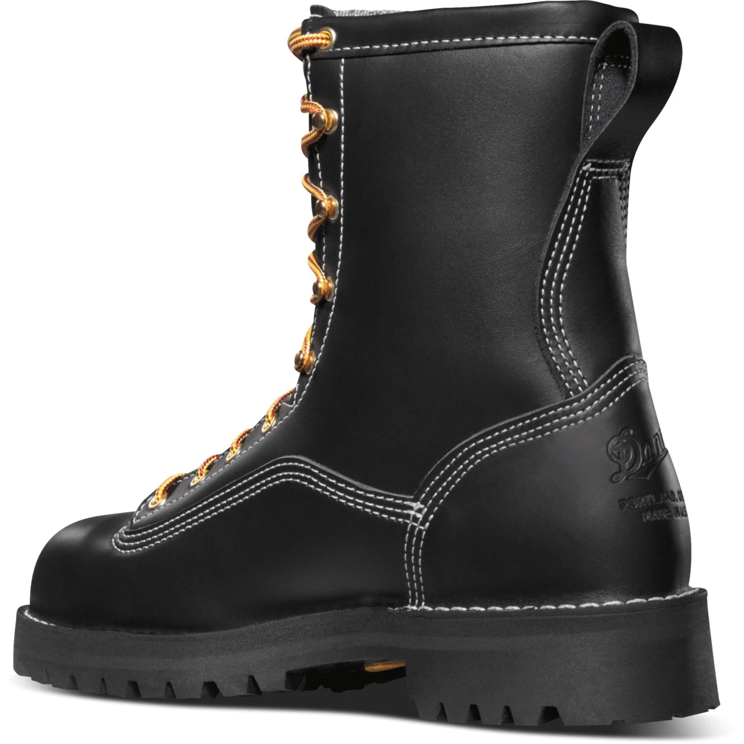 Danner Men's Rain Forest USA Made 8" Insulated WP Work Boot Black 11700 4 Danner Men's Rain Forest USA Made 8" Insulated WP Work Boot Black 11700 - Image 2