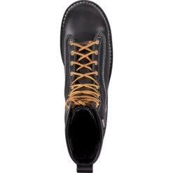 Danner Men's Rain Forest USA Made 8" Insulated WP Work Boot Black 11700 9 Danner Men's Rain Forest USA Made 8" Insulated WP Work Boot Black 11700 -Overlook Boots Online Shop danner mens rain forest usa made 8 insulated wp work boot black 11700 4