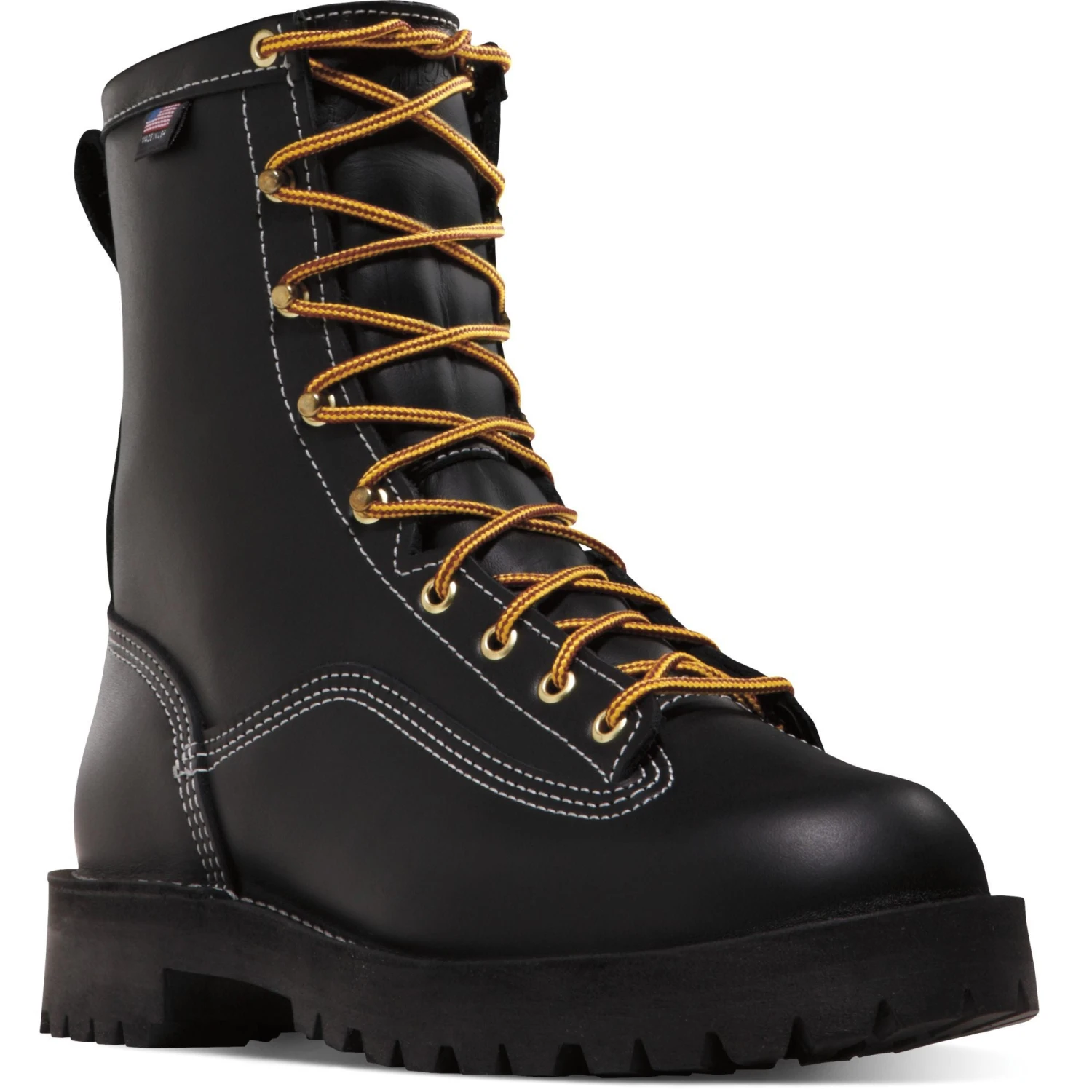 Danner Men's Rain Forest USA Made 8" Insulated WP Work Boot Black 11700 3 Danner Men's Rain Forest USA Made 8" Insulated WP Work Boot Black 11700