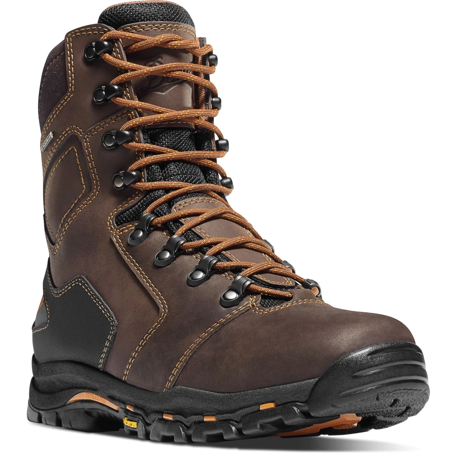 Danner Men's Vicious 8" Comp Toe WP Work Boot - Brown - 13868 3 Danner Men's Vicious 8" Comp Toe WP Work Boot - Brown - 13868