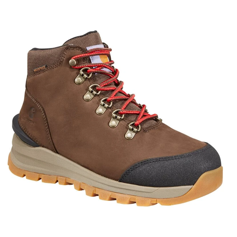 Carhartt Women's Gilmore 5" WP Alloy Toe Work Hiker Boot -Brown- FH5556-W 3 Carhartt Women's Gilmore 5" WP Alloy Toe Work Hiker Boot -Brown- FH5556-W