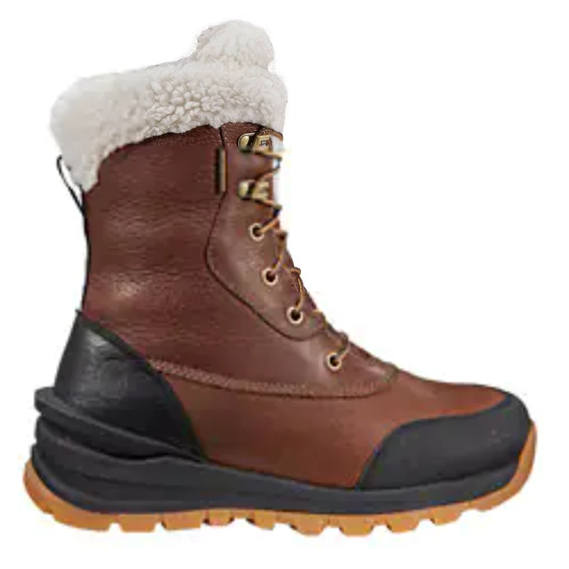 Carhartt Women's Pellston 8" WP Winter Work Boot - Mineral Red - FH8019-W 4 Carhartt Women's Pellston 8" WP Winter Work Boot - Mineral Red - FH8019-W - Image 2