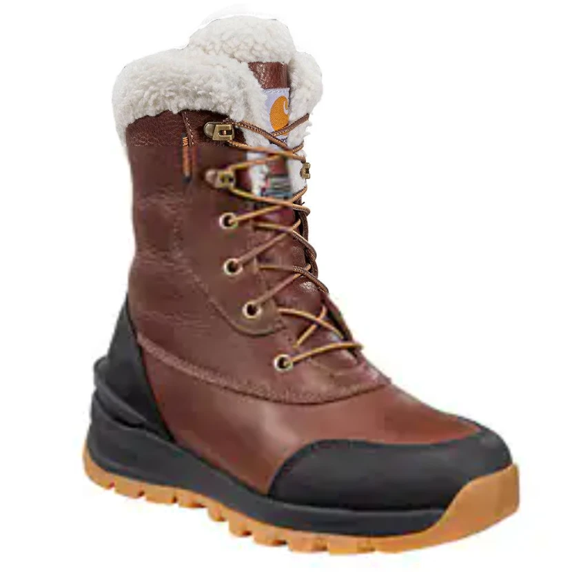 Carhartt Women's Pellston 8" WP Winter Work Boot - Mineral Red - FH8019-W 3 Carhartt Women's Pellston 8" WP Winter Work Boot - Mineral Red - FH8019-W