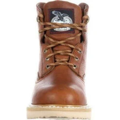 Georgia Men's 6" Wedge Steel Toe Work Boot - Brown - G6342 -Overlook Boots Online Shop georgia mens 6 wedge steel toe work boot brown g6342 3