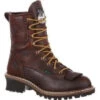 Georgia Men's 8" Waterproof Logger Work Boot - Brown - G7113 -Overlook Boots Online Shop georgia mens 8 waterproof logger work boot brown g7113