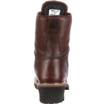 Georgia Men's 8" Waterproof Logger Work Boot - Brown - G7113 5 Georgia Men's 8" Waterproof Logger Work Boot - Brown - G7113 - Image 3