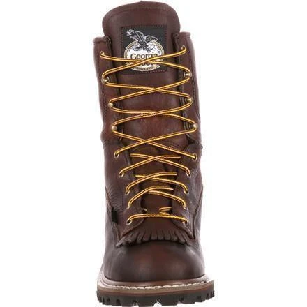 Georgia Men's 8" Waterproof Logger Work Boot - Brown - G7113 6 Georgia Men's 8" Waterproof Logger Work Boot - Brown - G7113 - Image 4