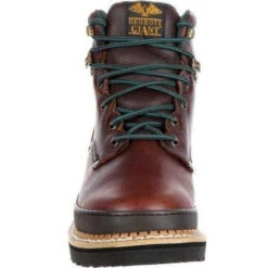 Georgia Men's Giant 6" Steel Toe Work Boot - Brown - G6374 12 Georgia Men's Giant 6" Steel Toe Work Boot - Brown - G6374 -Overlook Boots Online Shop georgia mens giant 6 steel toe work boot brown g6374 3