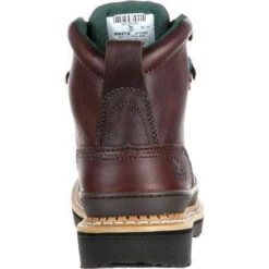 Georgia Men's Giant 6" Steel Toe Work Boot - Brown - G6374 13 Georgia Men's Giant 6" Steel Toe Work Boot - Brown - G6374 -Overlook Boots Online Shop georgia mens giant 6 steel toe work boot brown g6374 4