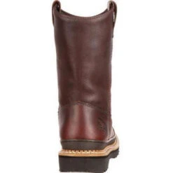 Georgia Men's Giant Steel Toe Pul-On Work Boots - Brown - G4374 13 Georgia Men's Giant Steel Toe Pul-On Work Boots - Brown - G4374 -Overlook Boots Online Shop georgia mens giant steel toe pul on work boots brown g4374 4