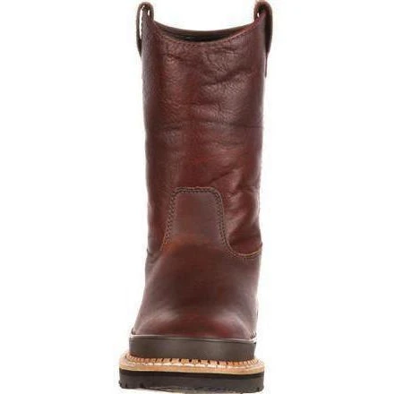 Georgia Men's Giant Steel Toe Pul-On Work Boots - Brown - G4374 8 Georgia Men's Giant Steel Toe Pul-On Work Boots - Brown - G4374 - Image 6