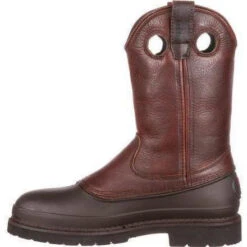 Georgia Men's Muddog Steel Toe Wellington WP Work Boot - Brown - G5655 10 Georgia Men's Muddog Steel Toe Wellington WP Work Boot - Brown - G5655 -Overlook Boots Online Shop georgia mens muddog steel toe wellington wp work boot brown g5655 2