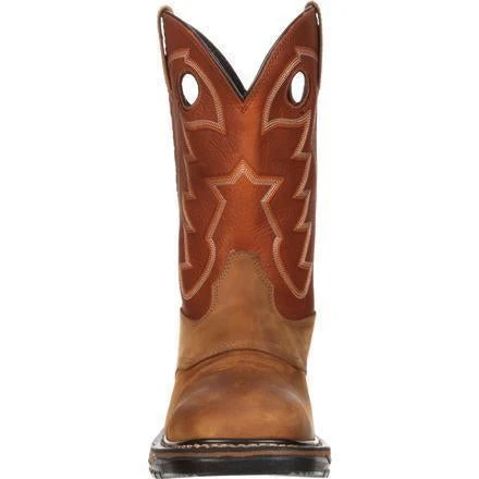 Rocky Men's Original Ride Waterproof Western Boot - Brown - RKYW039 5 Rocky Men's Original Ride Waterproof Western Boot - Brown - RKYW039 - Image 3